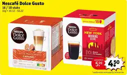 Kruidvat Nescafe dolce gusto new york morning blend aanbieding