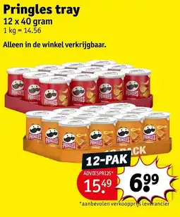 Kruidvat Pringles tray aanbieding