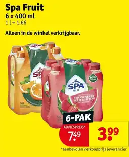 Kruidvat Spa fruit aanbieding