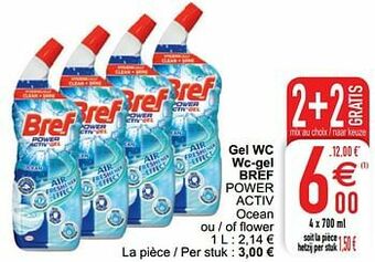 Cora Gel wc wc-gel bref power activ aanbieding