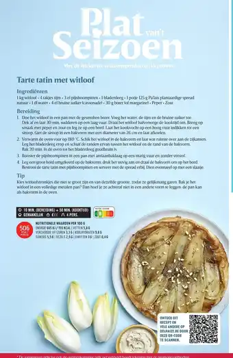Delhaize Tarte tatin met witloof aanbieding
