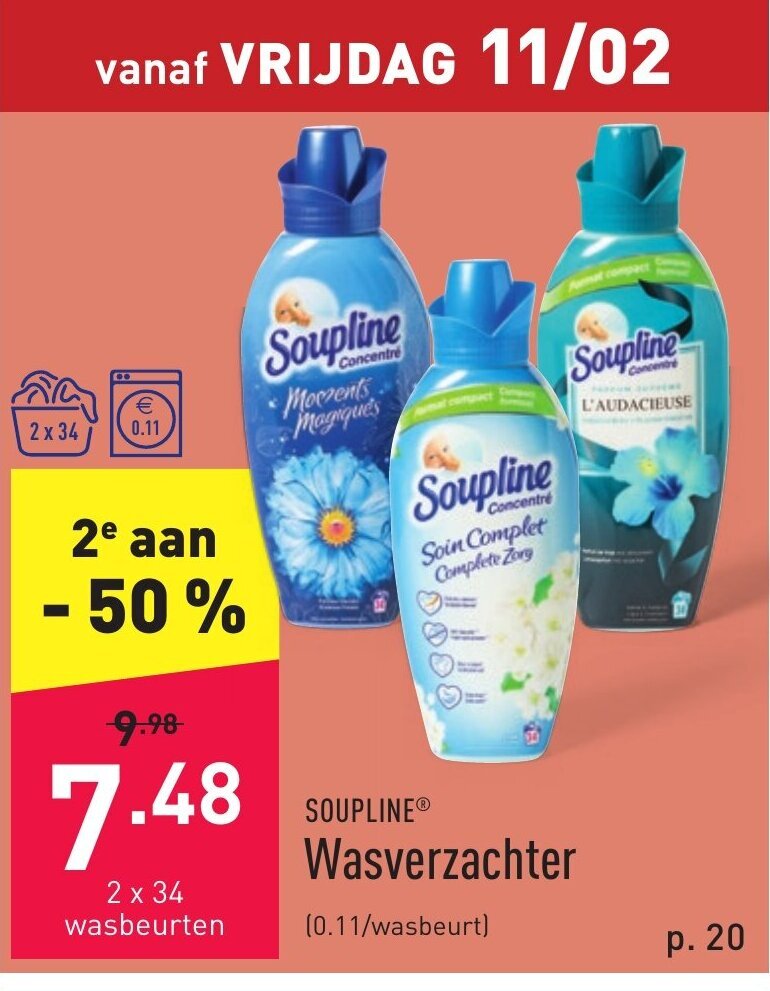 Wasverzachter promotie bij ALDI