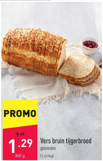 ALDI Vers bruin tijgerbrood 800g aanbieding