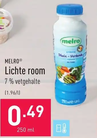 ALDI Lichte room 250ml aanbieding