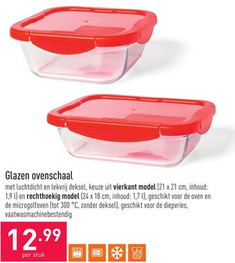 ALDI Glazen ovenschaal aanbieding