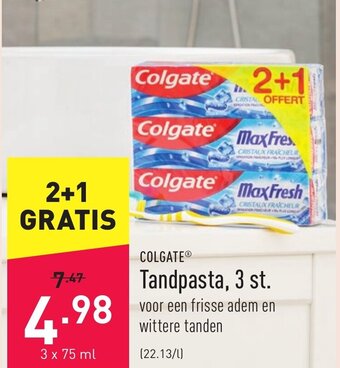 ALDI Tandpasta, 3 st aanbieding