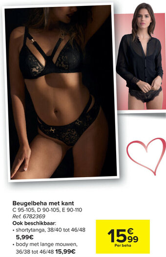 Beugelbeha met kant