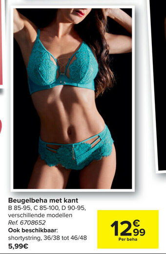 Hyper Carrefour Beugelbeha met kant aanbieding