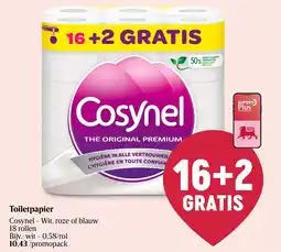 Delhaize Toiletpapier Cosynel aanbieding