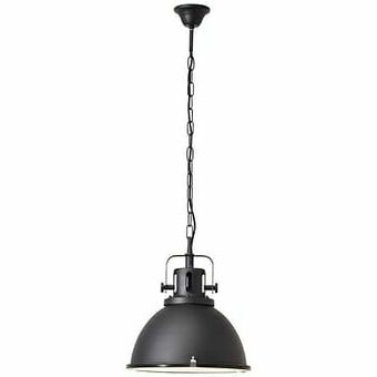 Leen Bakker Brilliant hanglamp Jesper - zwart - 38 cm - Leen Bakker aanbieding