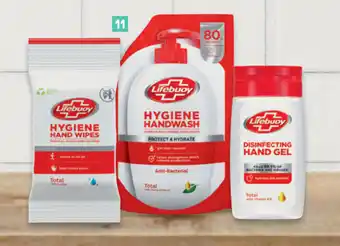 Hyper Carrefour Gamma hydroalcoholische gels, handzepen en doekjes lifebuoy aanbieding