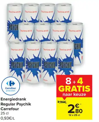 Energiedrank regular psychik 25cl