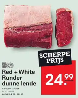 Sligro Red + White Runder dunne lende aanbieding