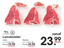 Sligro Lamskotelet aanbieding