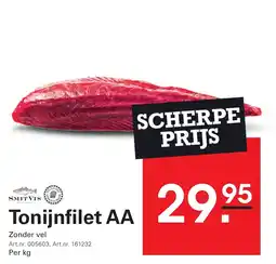 Sligro Tonijnfilet AA aanbieding