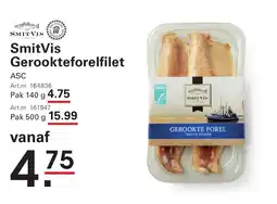 Sligro SmitVis Gerookte forelfilet aanbieding