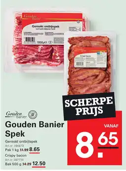 Sligro Gouden Banier Spek aanbieding