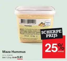 Sligro Maza Hummus aanbieding