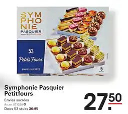 Sligro Symphonie Pasquier Petitfours aanbieding