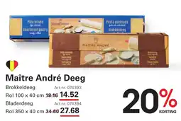 Sligro Maître André Deeg aanbieding
