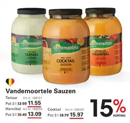 Sligro Vandemoortele Sauzen aanbieding
