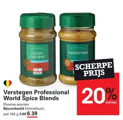 Sligro Verstegen Professional World Spice Blends aanbieding