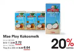Sligro Mae Ploy Kokosmelk aanbieding