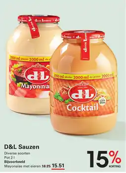 Sligro D&L Sauzen aanbieding