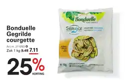Sligro Bonduelle gegrilde courgette aanbieding
