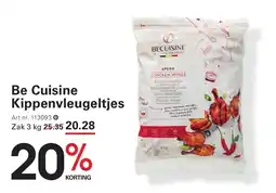Sligro Be Cuisine Kippenvleugeltjes aanbieding
