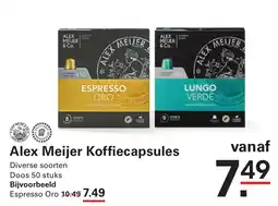 Sligro Alex Meijer Koffiecapsules aanbieding