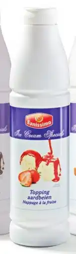 Sligro Sanissimo Toppings aardbei aanbieding
