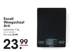 Sligro Escali weegschaal arti aanbieding