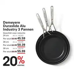 Sligro Demeyere Duraslide Alu Industry 3 Pannen aanbieding