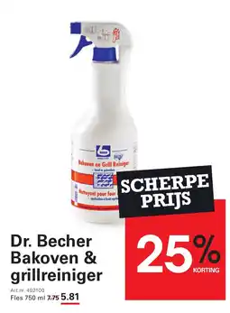 Sligro Dr. Becher bakoven & grillreiniger aanbieding