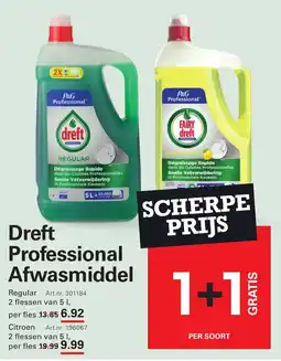 Sligro Dreft Professional Afwasmiddel aanbieding