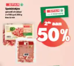 Spar Spekblokjes aanbieding