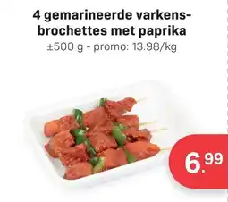 Bon Ap 4 gemarineerde varkens-brochettes met paprika aanbieding