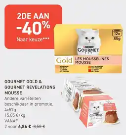 Tom&Co Gourmet gold & gourmet revelations mousse aanbieding