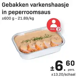 Bon Ap Gebakken varkenshaasje in peperroomsaus aanbieding