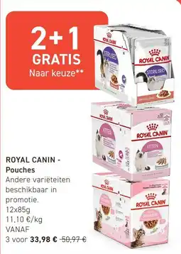 Tom&Co royal canin - pouches aanbieding
