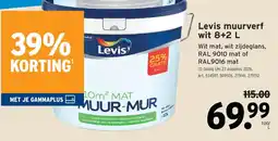 GAMMA Levis muurverf aanbieding