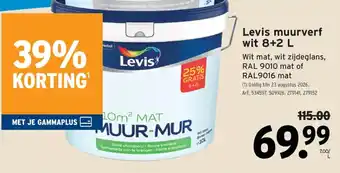 Levis muurverf