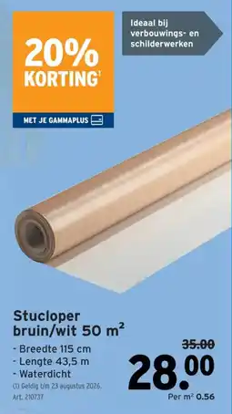 GAMMA Stucloper aanbieding