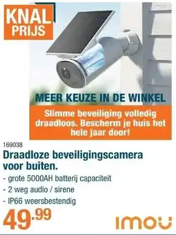Cevo Draadloze beveiligingscamera voor buiten aanbieding