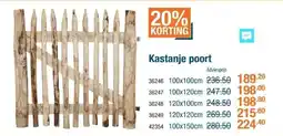 Cevo Kastanje poort aanbieding