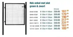 Cevo Hek enkel met slot aanbieding