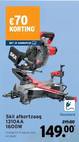 GAMMA Skil afkortzaag aanbieding