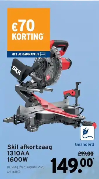 GAMMA Skil afkortzaag aanbieding