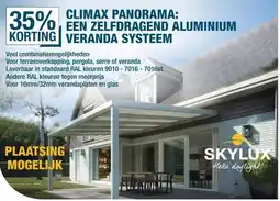 Cevo Climax panorama aanbieding
